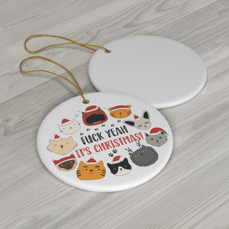 Funny Christmas Ornament Swear Word Ornament Christmas Etsy