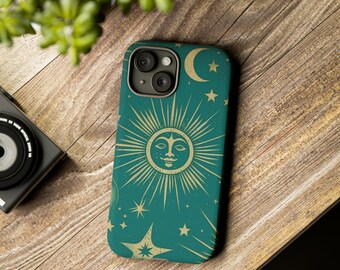 Pretty Phone Case | Cell Phone Case | Celestial Phone Cover | Artistic Phone Case  | Tough Cases for Smart Phones