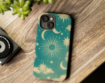 Pretty Phone Case | Cell Phone Case | Celestial Phone Cover | Artistic Phone Case  | Tough Cases for Smart Phones