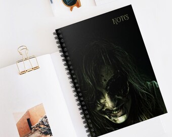 Horror Notebook | Halloween Stationary | Aesthetic Notebook | Goth Notebook | Spooky Notebook | Halloween Notepad |  To Do Notepad