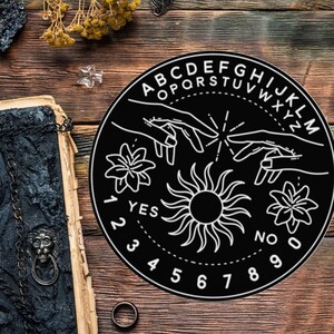 Pendulum Board Mat  | Ouija Spirit Board Mat | Zodiac Talking Board Mat | Ouija Mat | Witchcraft
