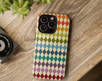 Retro Aesthetic Phone Case | Groovy Cell Phone Case | Whimsical Phone Cover | Artistic Phone Case  | Tough Cases for Smart Phones