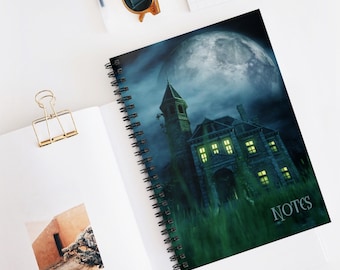 Horror Notebook | Halloween Stationary | Aesthetic Notebook | Goth Notebook | Spooky Notebook | Halloween Notepad |  To Do Notepad