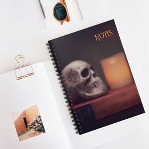 Horror Notebook | Halloween Stationary | Aesthetic Notebook | Goth Notebook | Spooky Notebook | Halloween Notepad |  To Do Notepad
