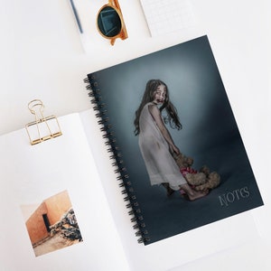 Horror Notebook | Halloween Stationary | Aesthetic Notebook | Goth Notebook | Spooky Notebook | Halloween Notepad |  To Do Notepad