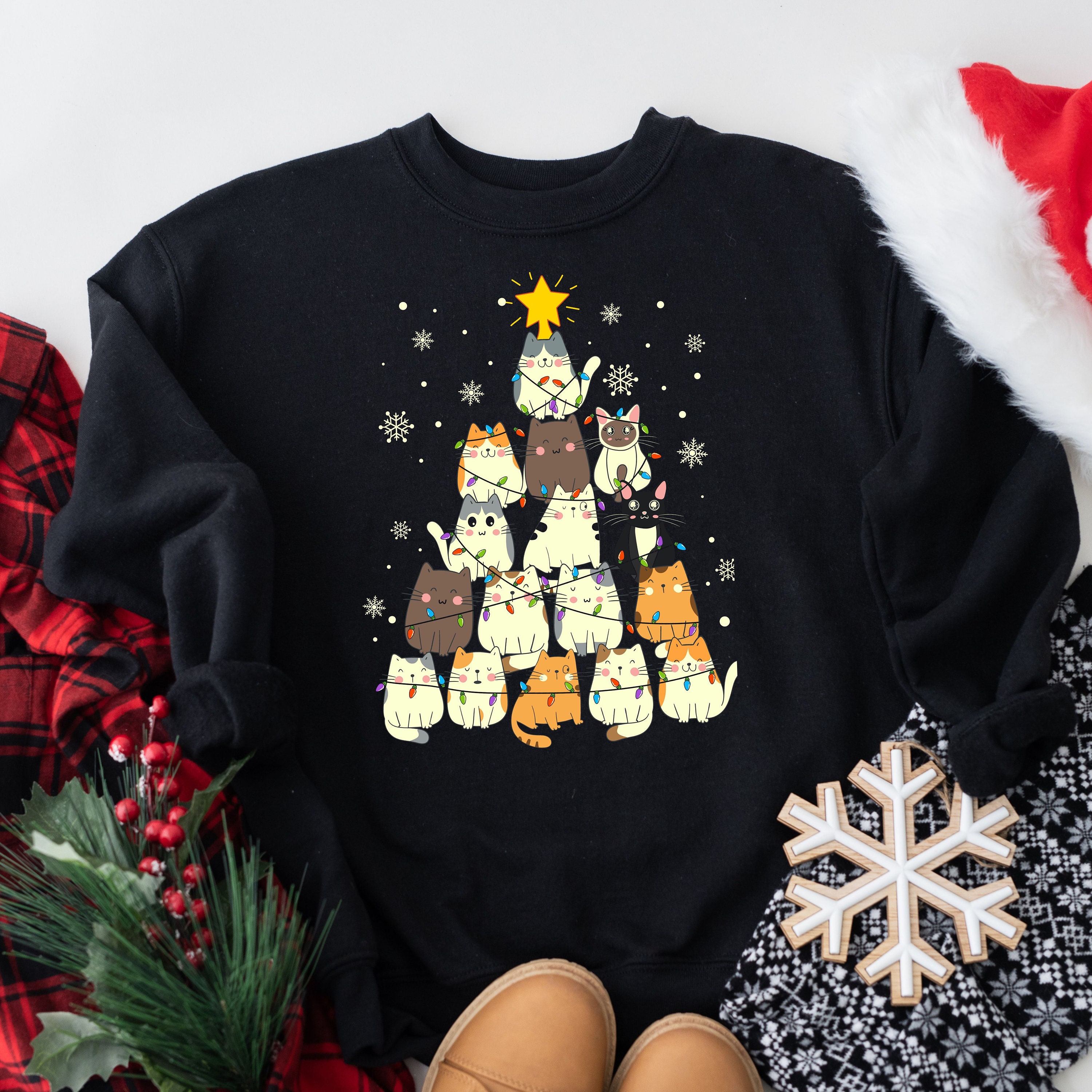 Pusheen unisex holiday knit sweater 2025