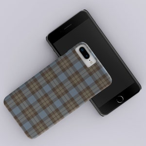 Outlander Phone Case Outlander Gift Fraser Tartan Print Tough Case for Smart Phone Bookish Gift Book Worm Gifts Romance Book Lover image 4