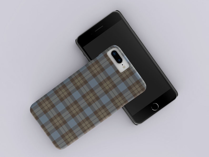 Outlander Phone Case Outlander Gift Fraser Tartan Print Tough Case for Smart Phone Bookish Gift Book Worm Gifts Romance Book Lover image 4