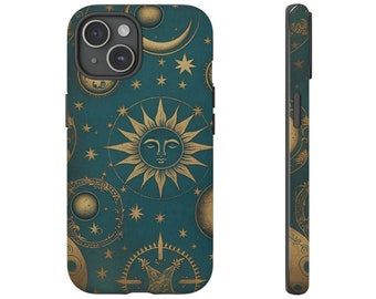 Pretty Phone Case | Cell Phone Case | Celestial Phone Cover | Artistic Phone Case  | Tough Cases for Smart Phones