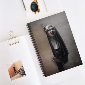 Horror Notebook | Halloween Stationary | Aesthetic Notebook | Goth Notebook | Spooky Notebook | Halloween Notepad |  To Do Notepad