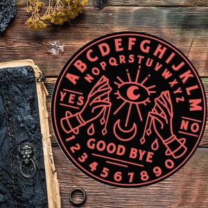 Pendulum Board Mat  | Ouija Spirit Board Mat | Zodiac Talking Board Mat | Ouija Mat | Witchcraft