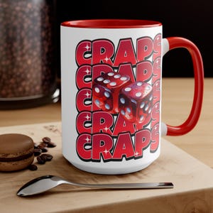 Funny Gambling Mug | Vegas Vibes Coffee Mug | Secret Santa White Elephant Gag Gift | Casino Lovers Novelty Mug | Casino Lover Gift