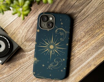 Pretty Phone Case | Cell Phone Case | Celestial Phone Cover | Artistic Phone Case  | Tough Cases for Smart Phones