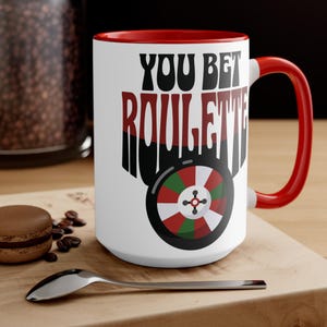 Funny Gambling Mug | Vegas Vibes Coffee Mug | Secret Santa White Elephant Gag Gift | Casino Lovers Novelty Mug | Casino Lover Gift