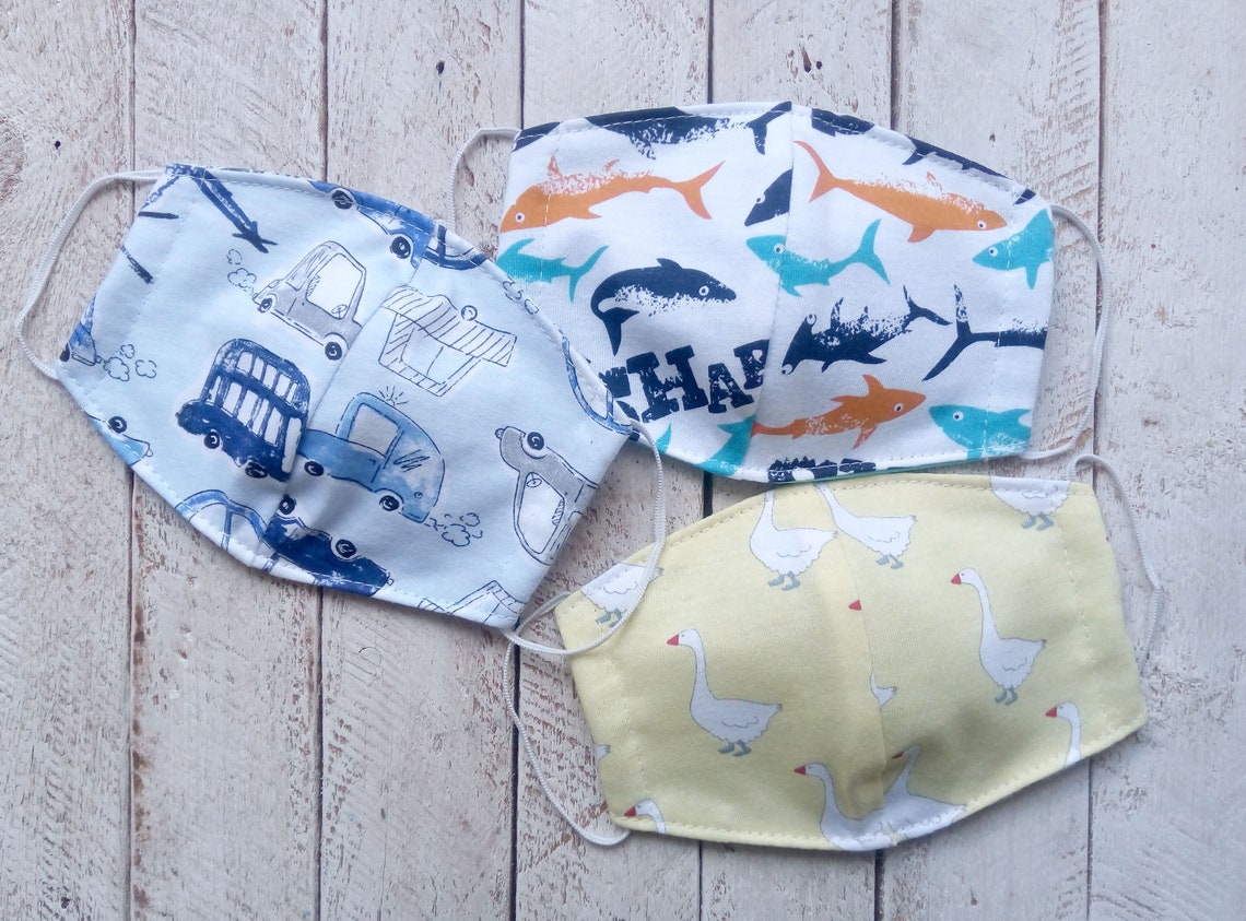 Geese face mask washable kids yellow facemask childrens | Etsy