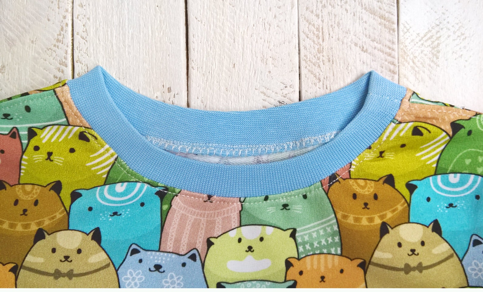 Fun Cat Shirt for Girls Organic Cotton Childrens Clothing Etsy