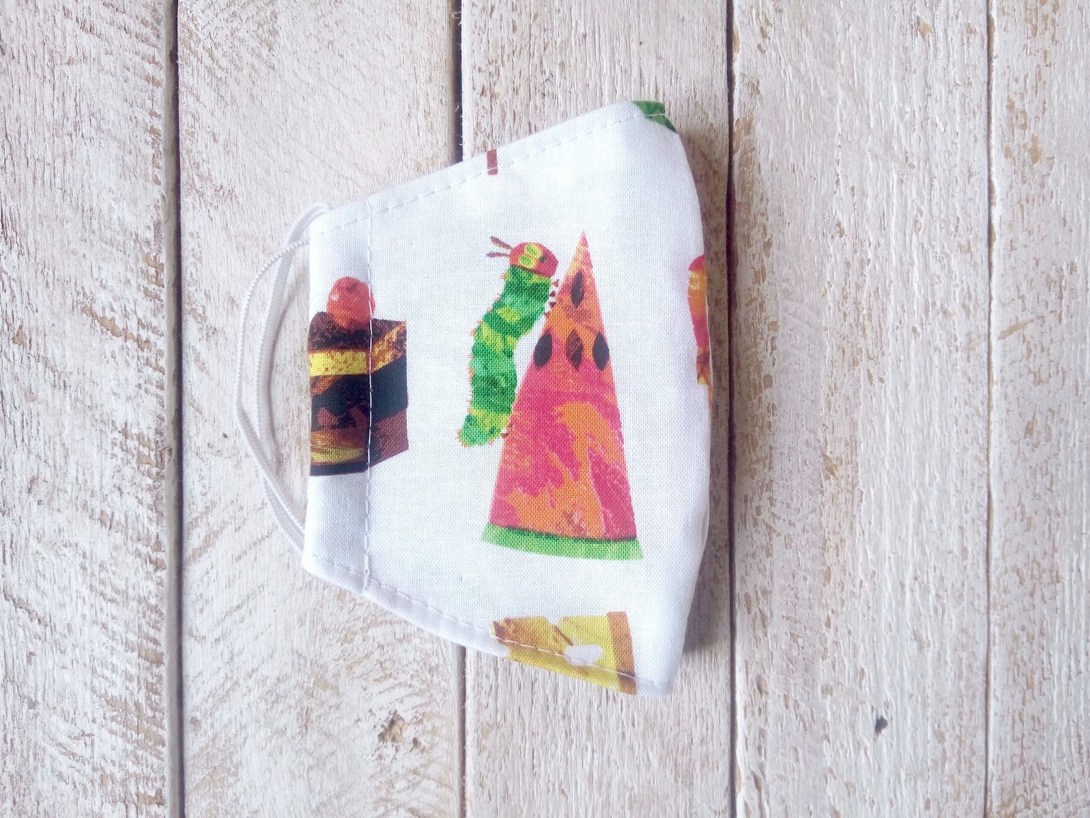 Caterpillar Face Mask the Very Hungry Caterpillar Face Mask | Etsy