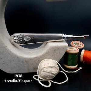 Thread cutter, seam ripper, seamstress gift, sewing, seam ripper knife, vintage cutlery, upgrading, mum gift, grandma, recycling