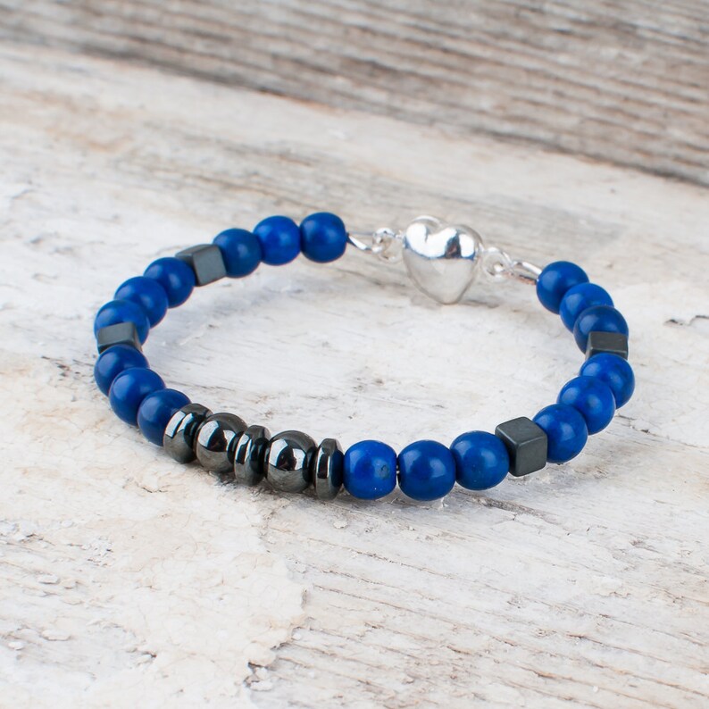 stainless steel memory wire Bracelet child bracelet boy blue girl child strong bracelet metal bracelet magnetic clasp