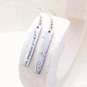 Perinatal bereavement, Parental bereavement, Earrings, Tribute, MamAnge, Baby loss, Rainbow Mom, Sadness, Remembrance, Star, HTC, Death