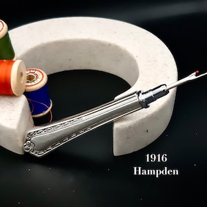 Thread cutter, seam ripper, seamstress gift, sewing, seam ripper knife, vintage cutlery, upgrading, mum gift, grandma, recycling