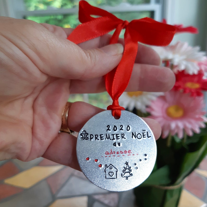 Christmas ornament, Christmas ball, First Christmas, Personalized, First name Christmas ball, Souvenir, Holidays, Parent gift, Baby gift, Unbreakable ball, image 2