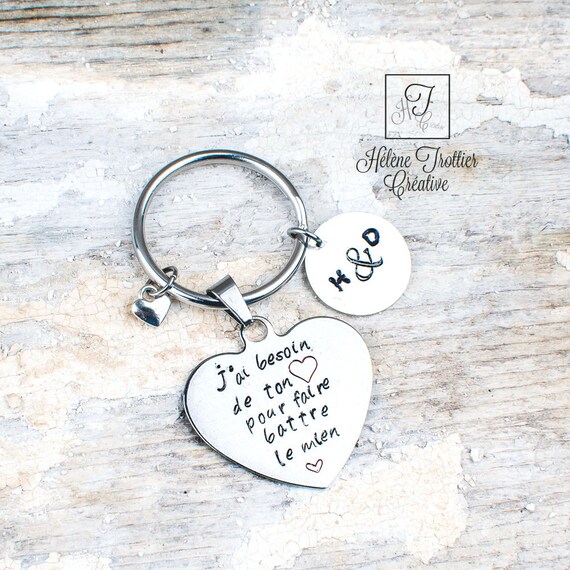 Style 1 Porte-cl/és Amour I Love You More The End I Win Bijoux pour Epoux Epouse Anniversaire Cadeau Saint-Valentin Fete des M/ères Femme Homme