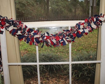 Americana 6' Rag Garland/Swag