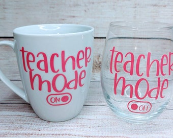 Coffee Mug and Wine Glass Set Rise and Grind Relax and Unwind Funny ...