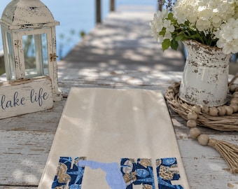 Florida Home Embroidered Kitchen Towel – Appliqued Cotton Decor