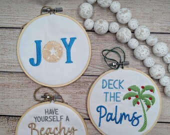 Christmas/Holiday Ornaments-Beach Themed-Tropical