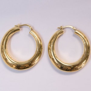 925 Gold Platted Hoops