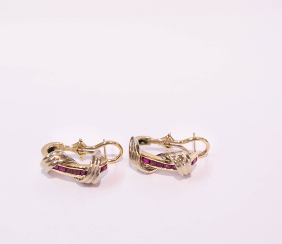14 Ruby Earrings - image 2