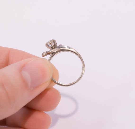 14K Diamond Engagement Ring - image 3