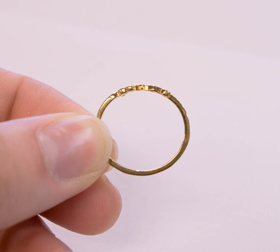 Gold Platted "Love" Band - image 3