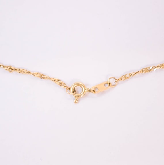 14K Gold Necklace View 2