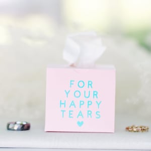 Wedding Tissue Boxes - Pack of Flat DIY Boxes