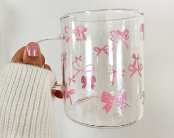 Bow Glass Mug