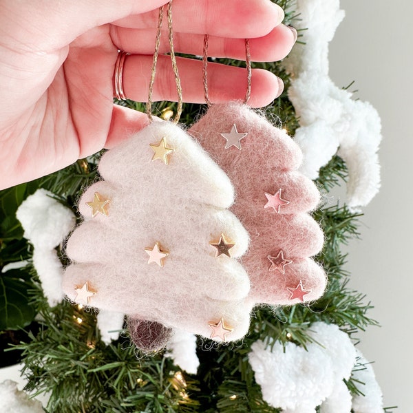 Felt Tree Christmas Ornaments