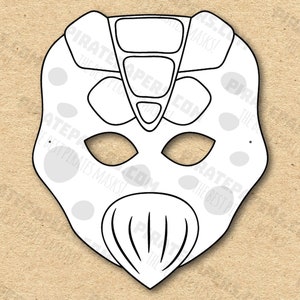 Dinosaur Stegosaurus Mask Printable Coloring, Paper DIY For Kids And Adults. PDF Template. Instant Download. Birthdays, Halloween, Party.
