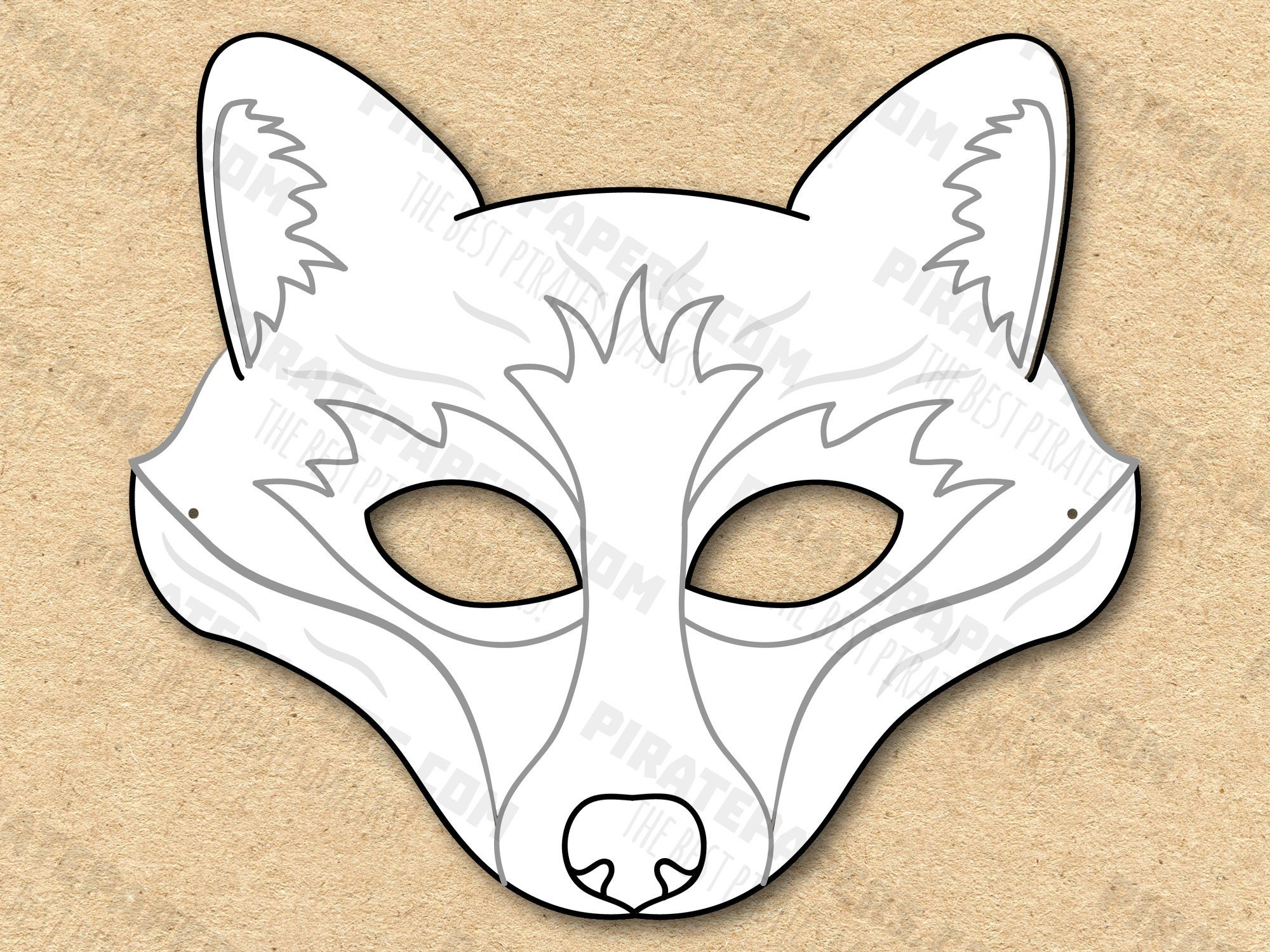 Fox Mask Free Printable Templates Coloring Pages 42 OFF