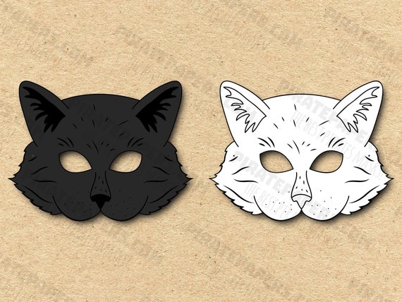 Coloring Mask Cat