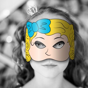 Goldilocks Masks Printable Color Coloring goldilocks and - Etsy