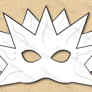 Sun Mask Printable Coloring, Paper DIY For Kids And Adults. PDF Template. Instant Download. For Birthdays, Halloween, Party, Costumes.