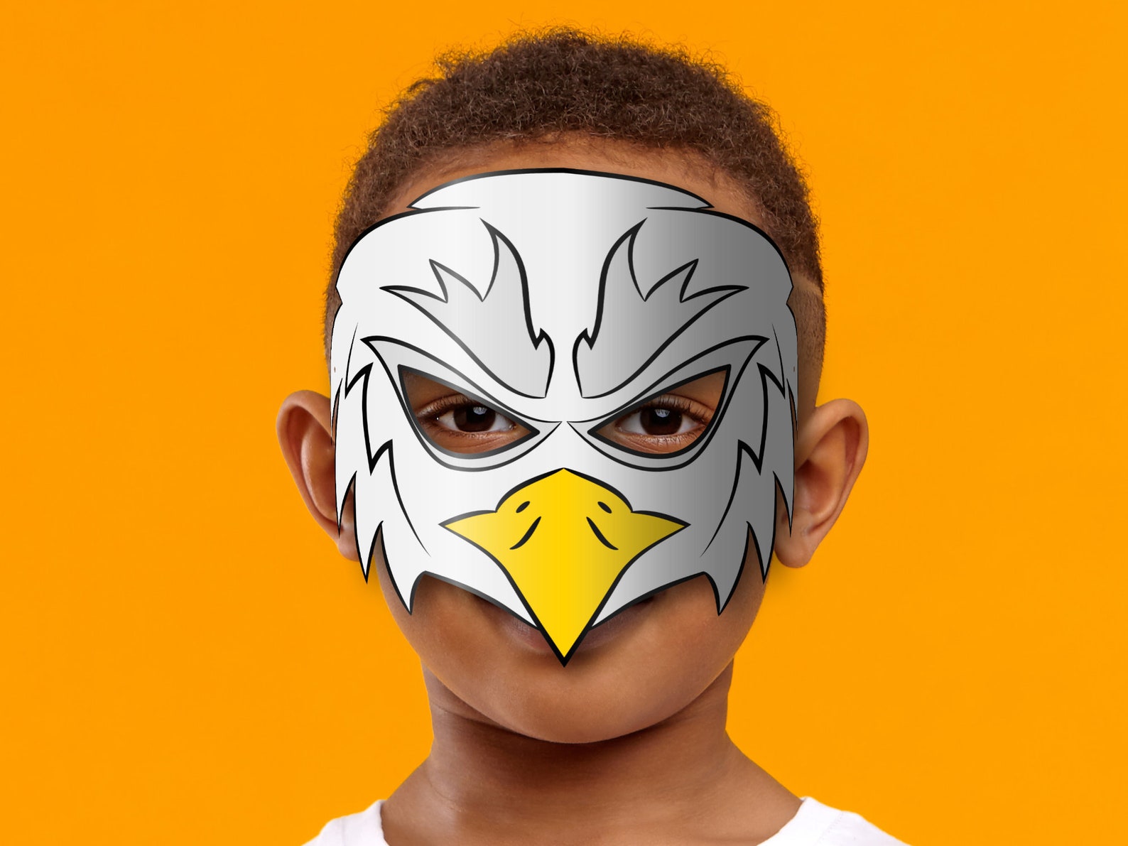 Eagle Mask Printable, Paper DIY for Kids and Adults. PDF Template ...
