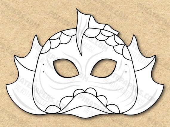 Máscara de anciano imprimible, bricolaje de papel para niños y adultos.  Plantilla PDF. Descarga instantánea. Para cumpleaños, Halloween, fiestas,  disfraces. -  México