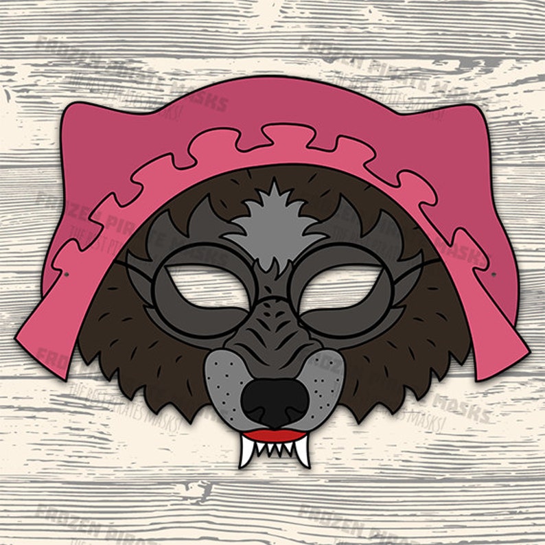 Little Red Riding Hood Printable Mask