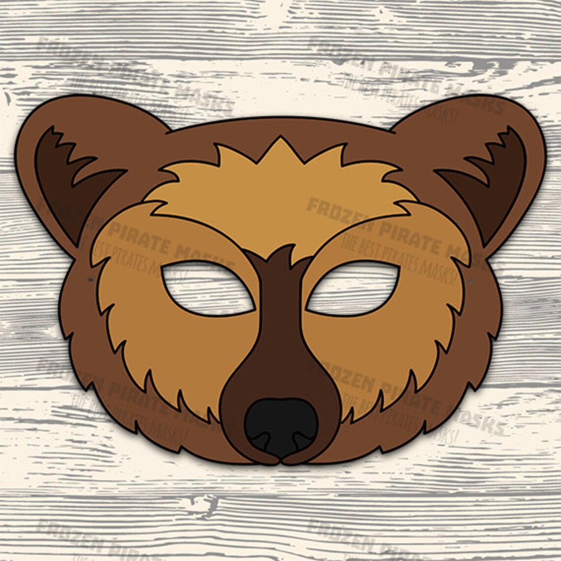 60% OFF SALE Goldilocks and the Three Bears Printable Masks | Etsy