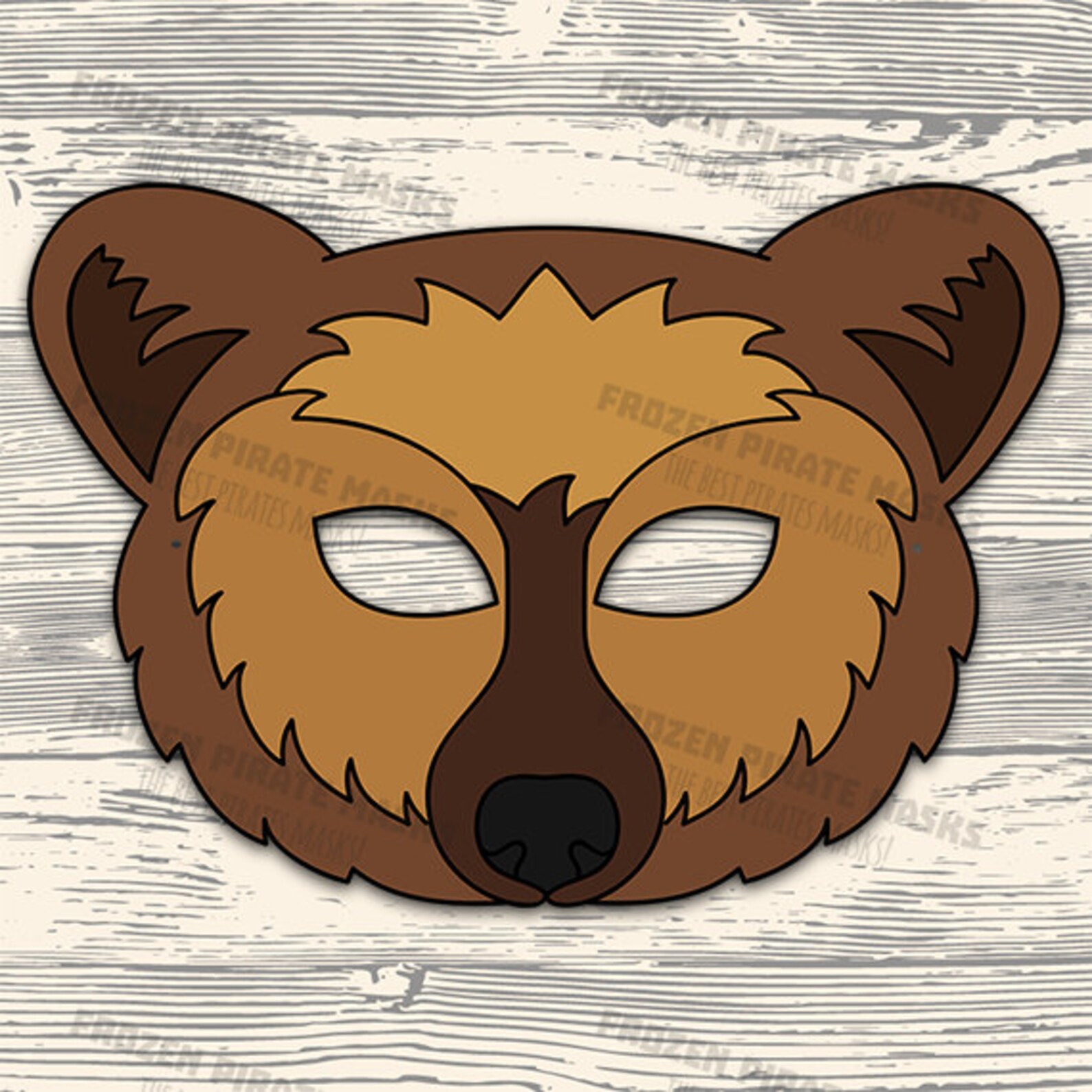60% OFF SALE Goldilocks and the Three Bears Printable Masks | Etsy
