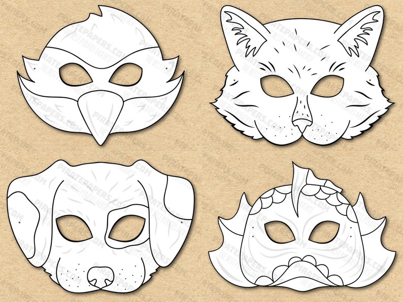 Pet Masks Printable
